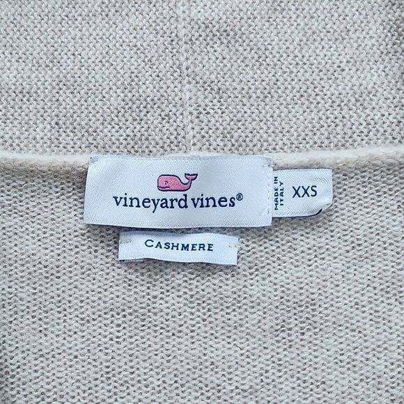 Vineyard Vines Open Front Cashmere Cardigan Sweater - Picture 2 of 11